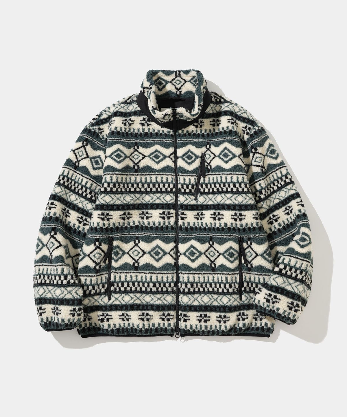 유니폼브릿지(UNIFORM BRIDGE) 3p fleece jacket green