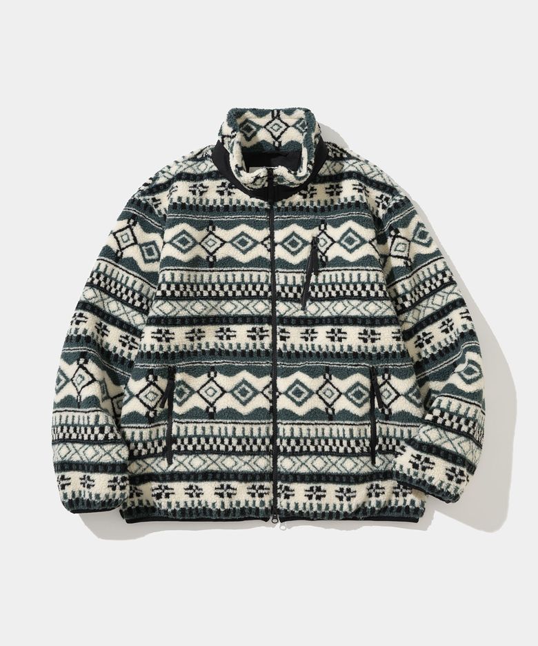 3p fleece jacket green