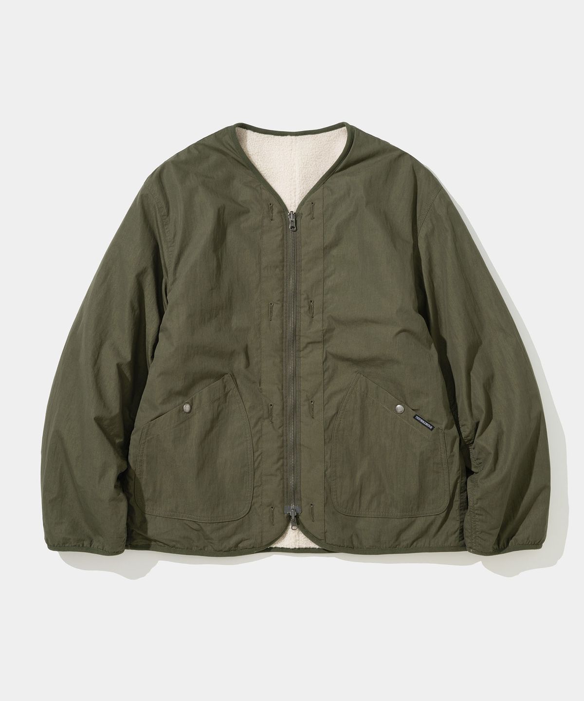 유니폼브릿지(UNIFORM BRIDGE) reversible liner jacket olive