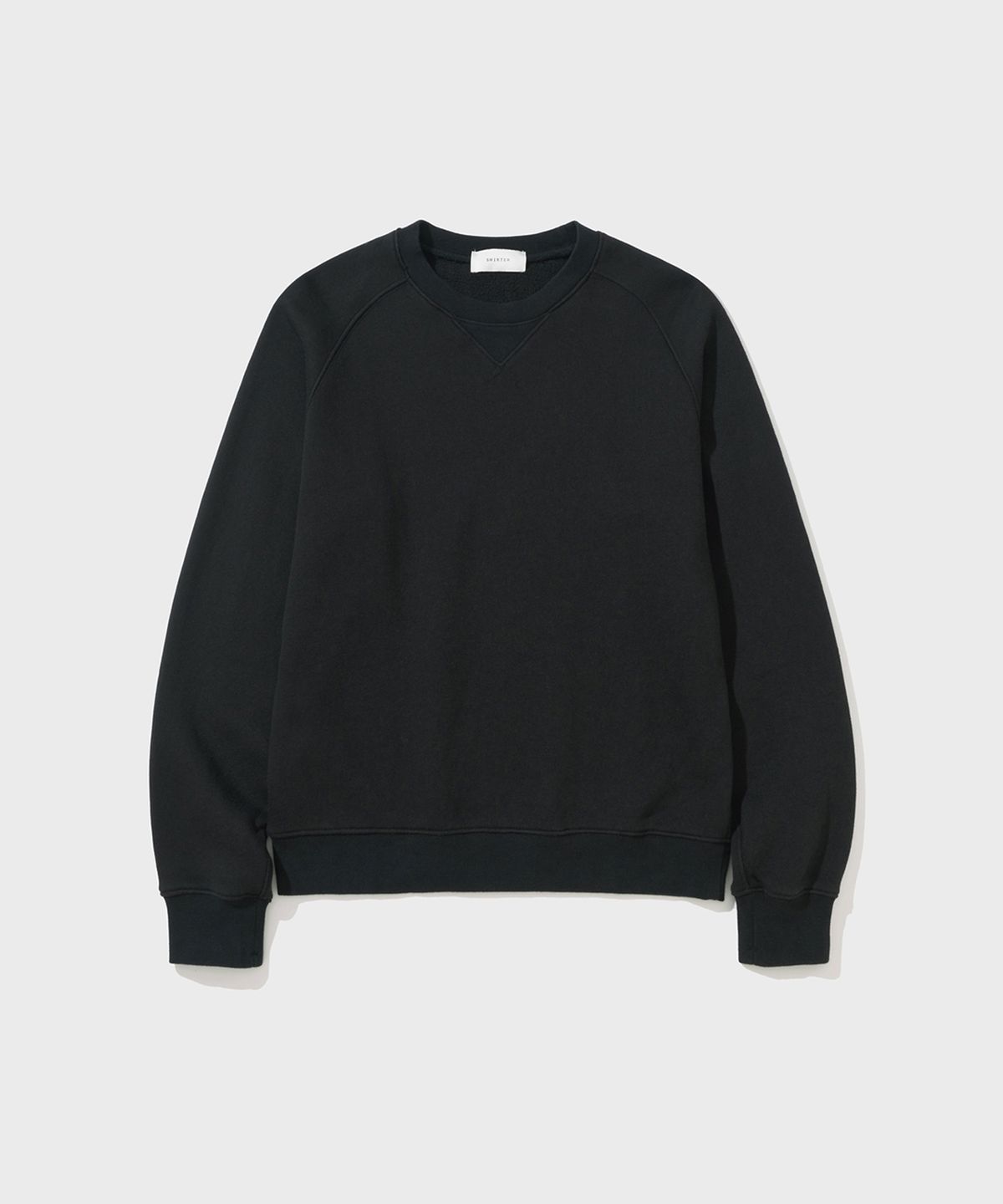 셔터(SHIRTER) CASHMERE BLENDED SWEATSHIRT (BLACK)