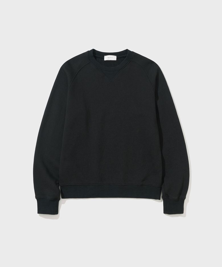 CASHMERE BLENDED SWEATSHIRT (BLACK)