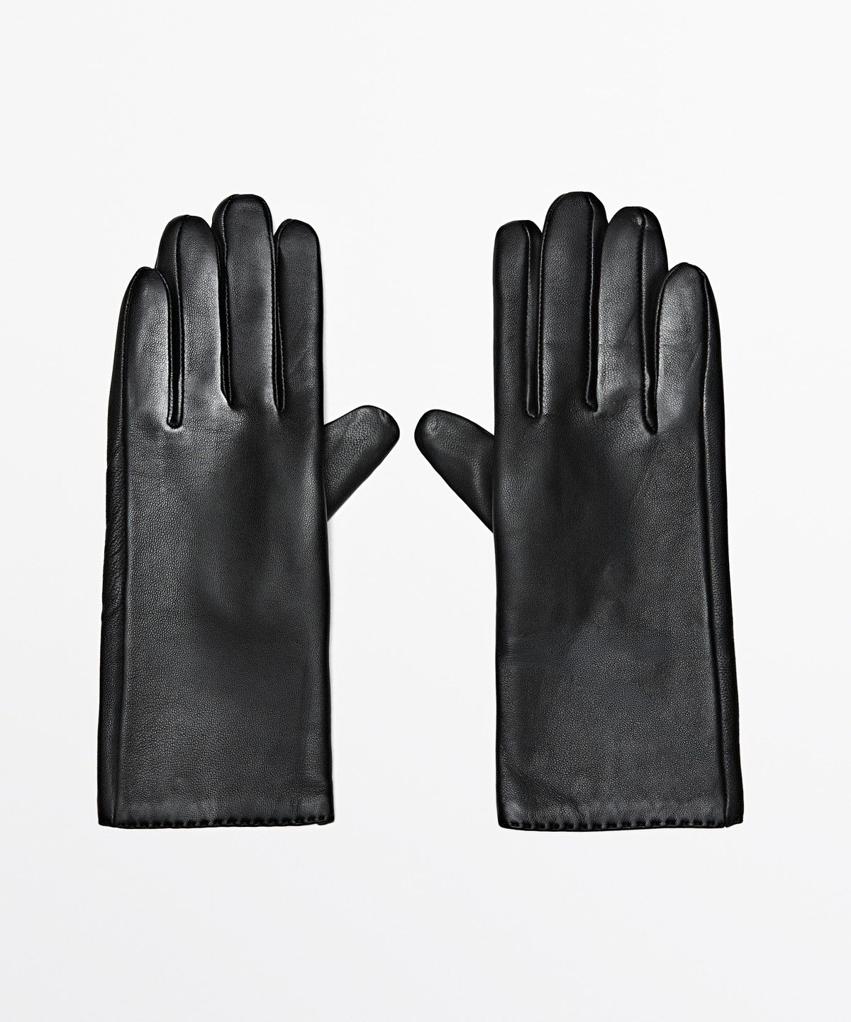 마시모두띠(MASSIMO DUTTI) 긴 나파 가죽 장갑