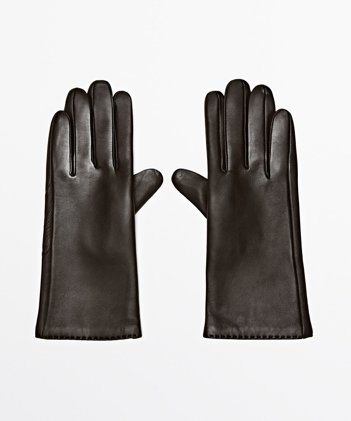 마시모두띠(MASSIMO DUTTI) 긴 나파 가죽 장갑