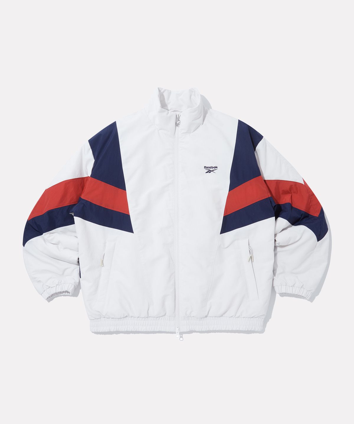 리복(REEBOK) DNA 트랙 패딩 자켓 - 페일 베이지