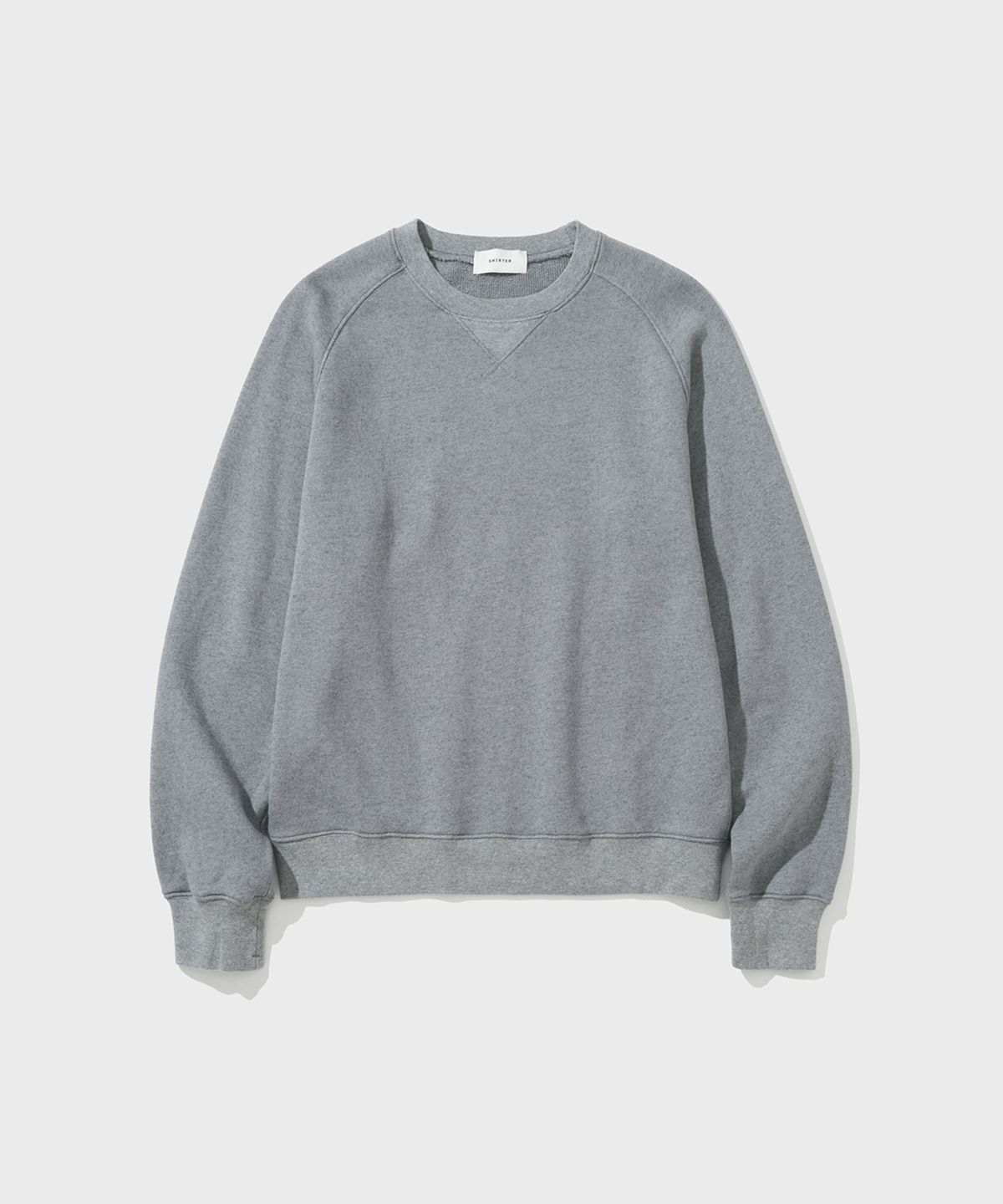 셔터(SHIRTER) CASHMERE BLENDED SWEATSHIRT (GREY)