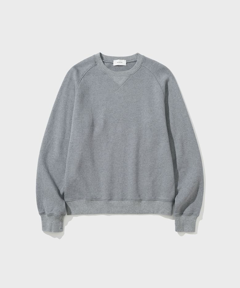 CASHMERE BLENDED SWEATSHIRT (GREY)