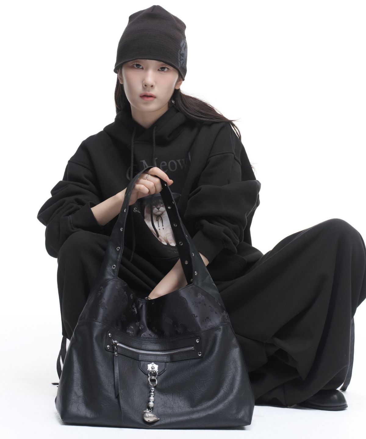 칠 하나 투 구육(71TO96) 모릿백, Morit Bag (Black)