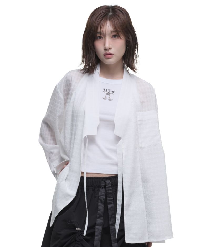 Sheer Mu Shirt (White)