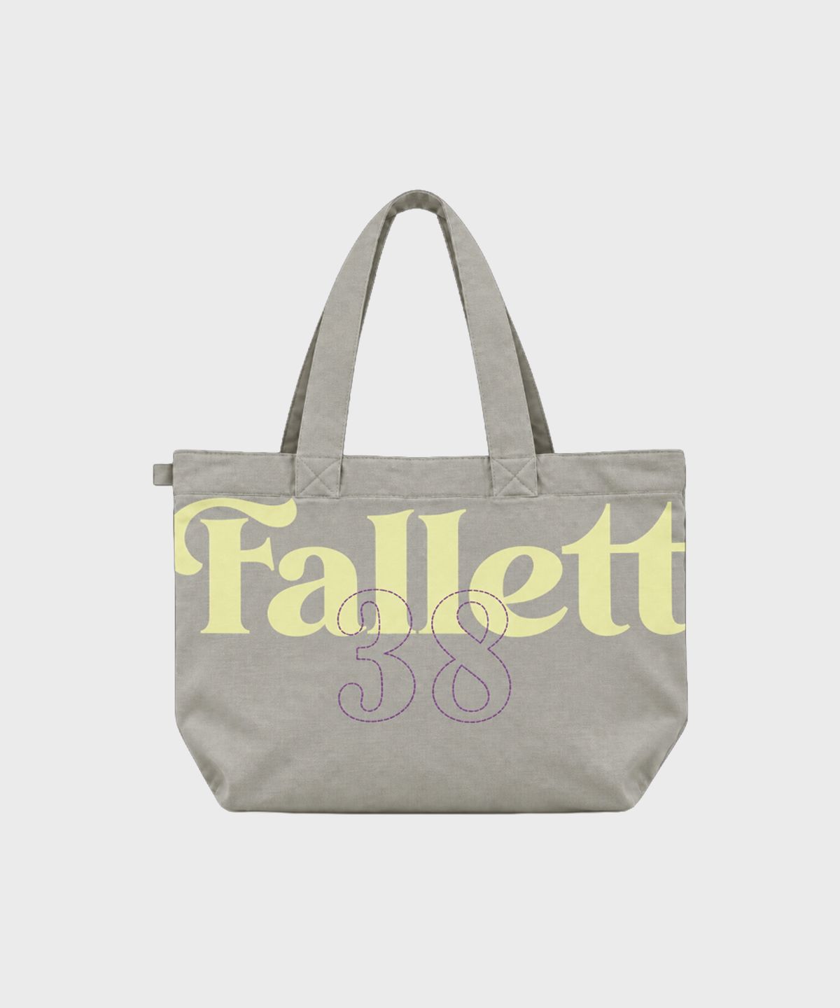 팔렛(FALLETT) 코튼 베이직 빅백 라이트 그레이