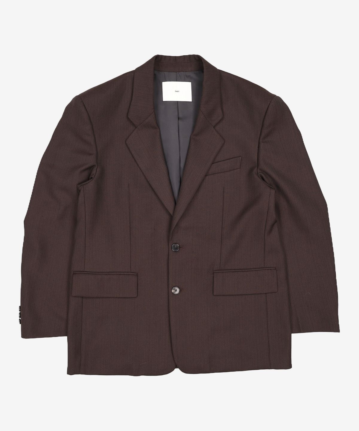 티엔지티(TNGT) Virgin Wool Herringbone Single Jacket 100