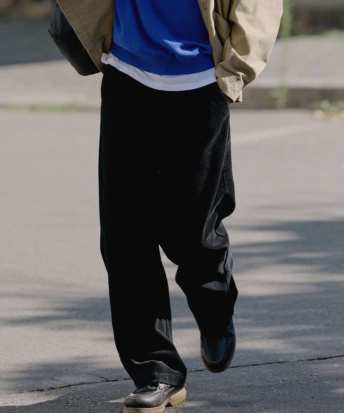 캉골(KANGOL) 코듀로이 팬츠 4580 블랙