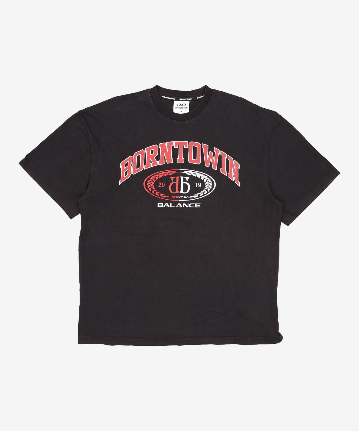 본투윈(BORN TO WIN) DOUBLE B EMBLEM OVER FIT T-SHIRTS 2