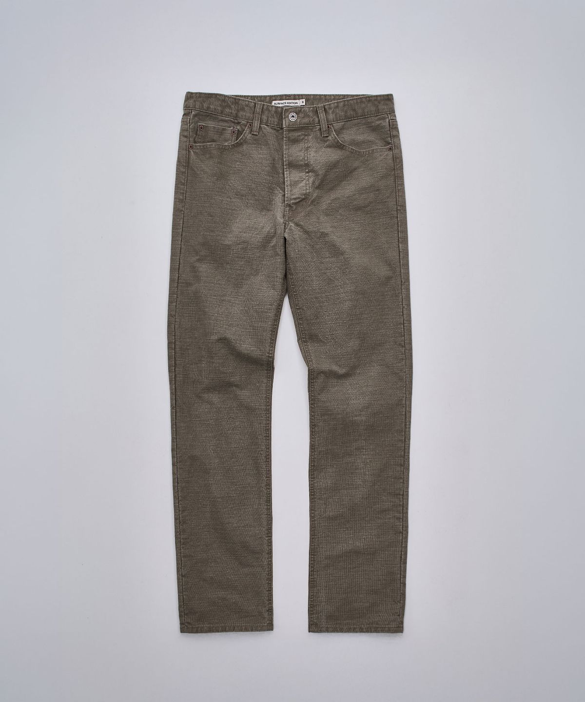 서피스에디션(SURFACE EDITION) WASHED COMBAT TROUSERS BEIGE