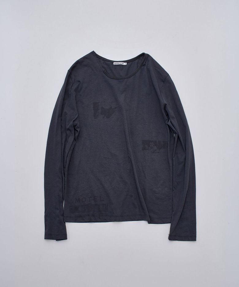 DISCONNECT LONG SLEEVE T-SHIRT NAVY