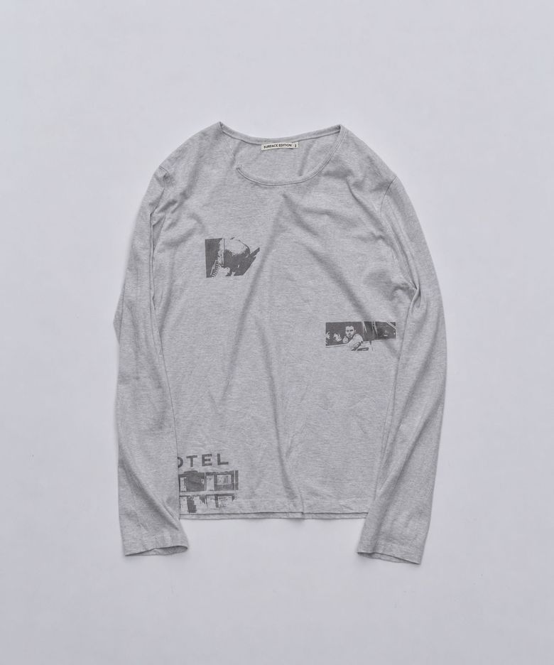 DISCONNECT LONG SLEEVE T-SHIRT GRAY
