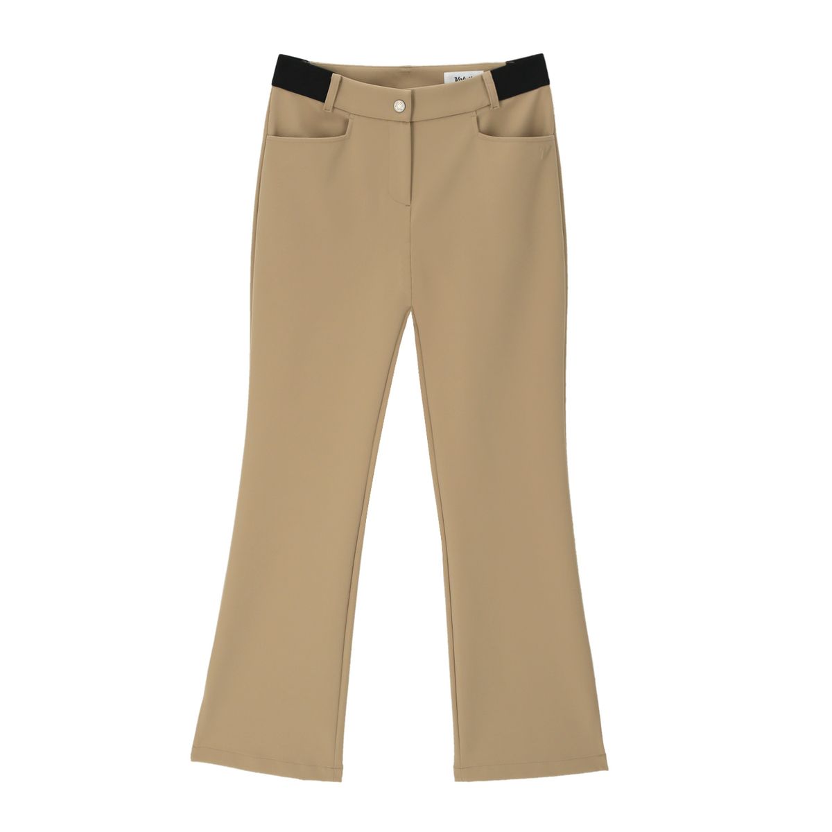 볼빅 골프웨어(VOLVIK GOLFWEAR) 여성 탑밸류 골프 트리코트 부츠컷 팬츠 VLPTP992_BE