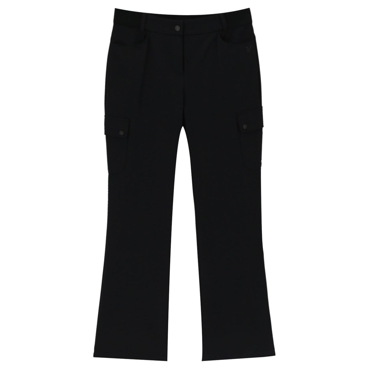 볼빅 골프웨어(VOLVIK GOLFWEAR) 여성 탑밸류 골프 카고 부츠컷 팬츠 VLPTP991_BK