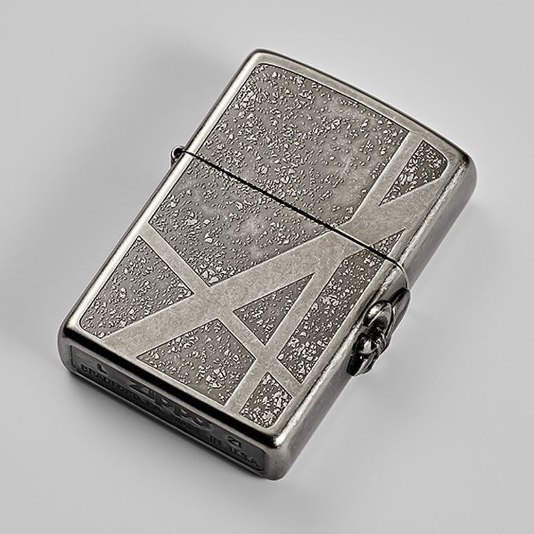 ROCK STUD NA fleur-de-lis cross