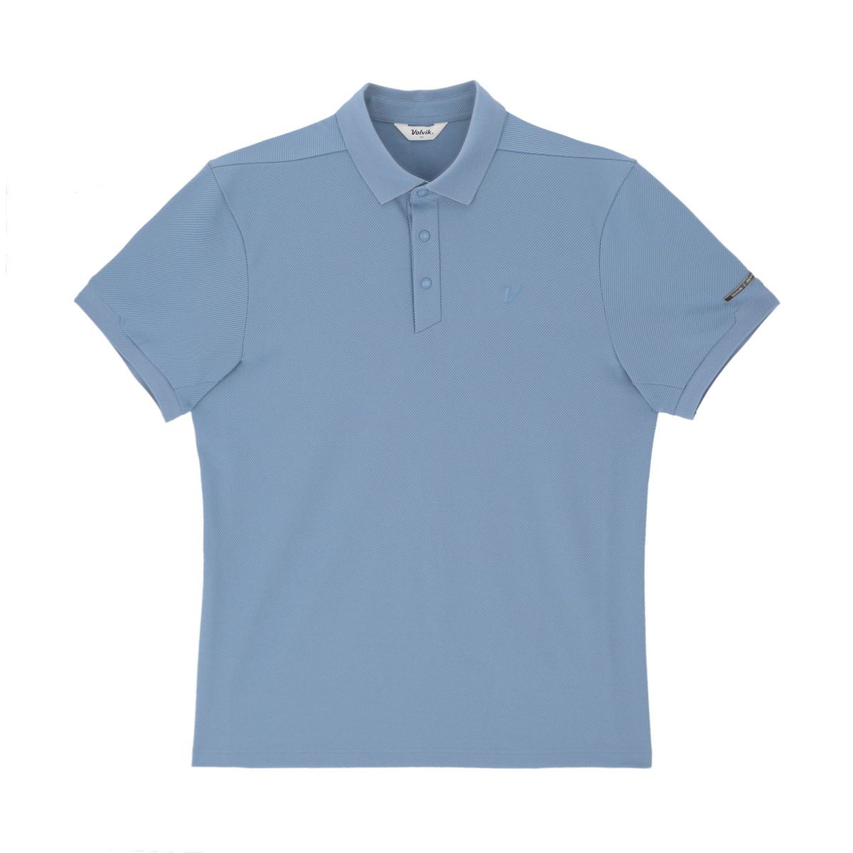 볼빅 골프웨어(VOLVIK GOLFWEAR) 남성 골프 사선조직 반팔 요꼬 티셔츠 VMTSP801_LL