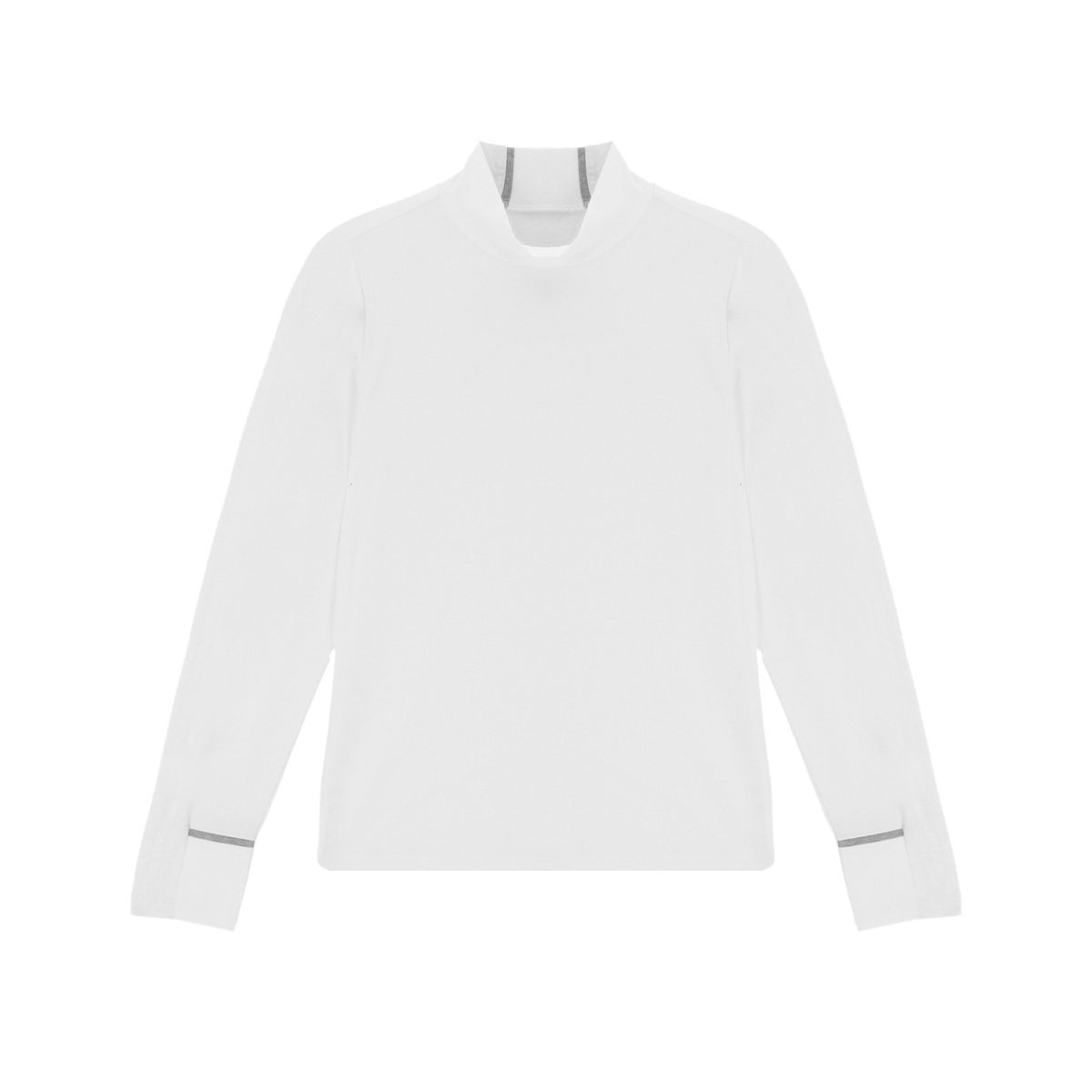 볼빅 골프웨어(VOLVIK GOLFWEAR) 여성 탑밸류 골프 실키테크 반넥 베이스레이어 VLBSP991_OW
