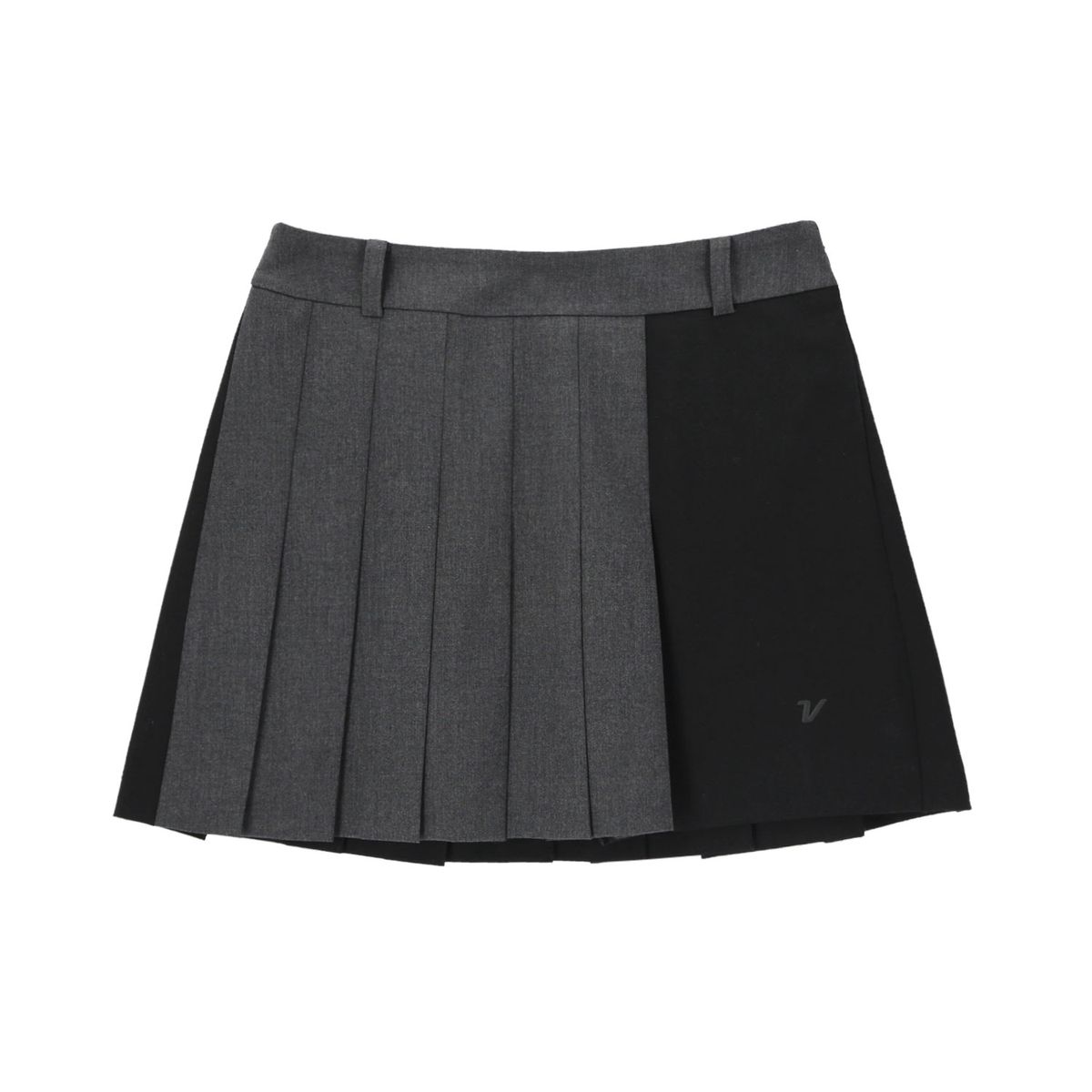 볼빅 골프웨어(VOLVIK GOLFWEAR) 여성 울 플리츠 큐롯 VLCUP901_BK
