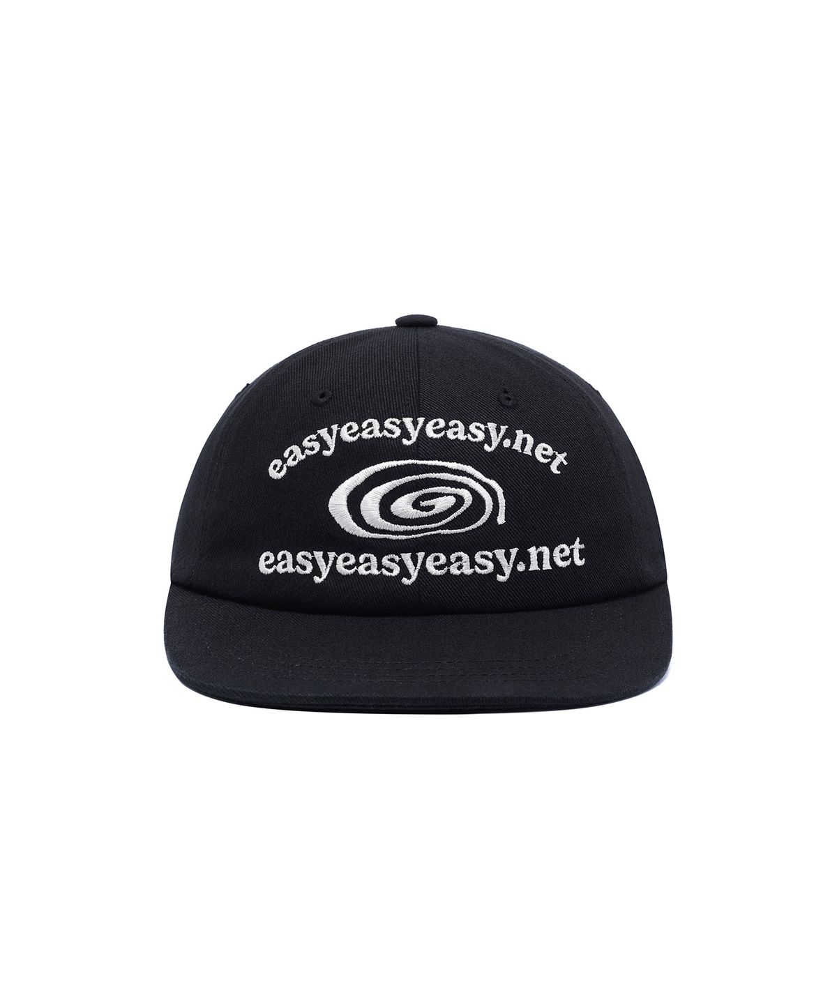 이지이지이지(EASYEASYEASY) Easy Bugs Coil Logo Ball Cap Black