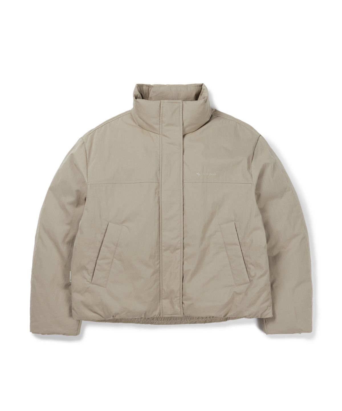 스노우피크 어패럴(SNOWPEAK APPAREL) 클랜드 여성 스탠드넥 미들 다운 자켓 (S26WWDDJ93) Beige