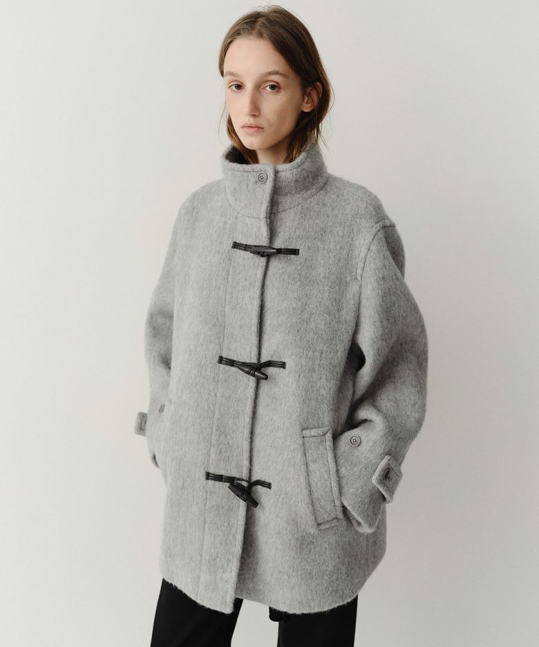 ALPACA DAVE HALF COAT (GREY)