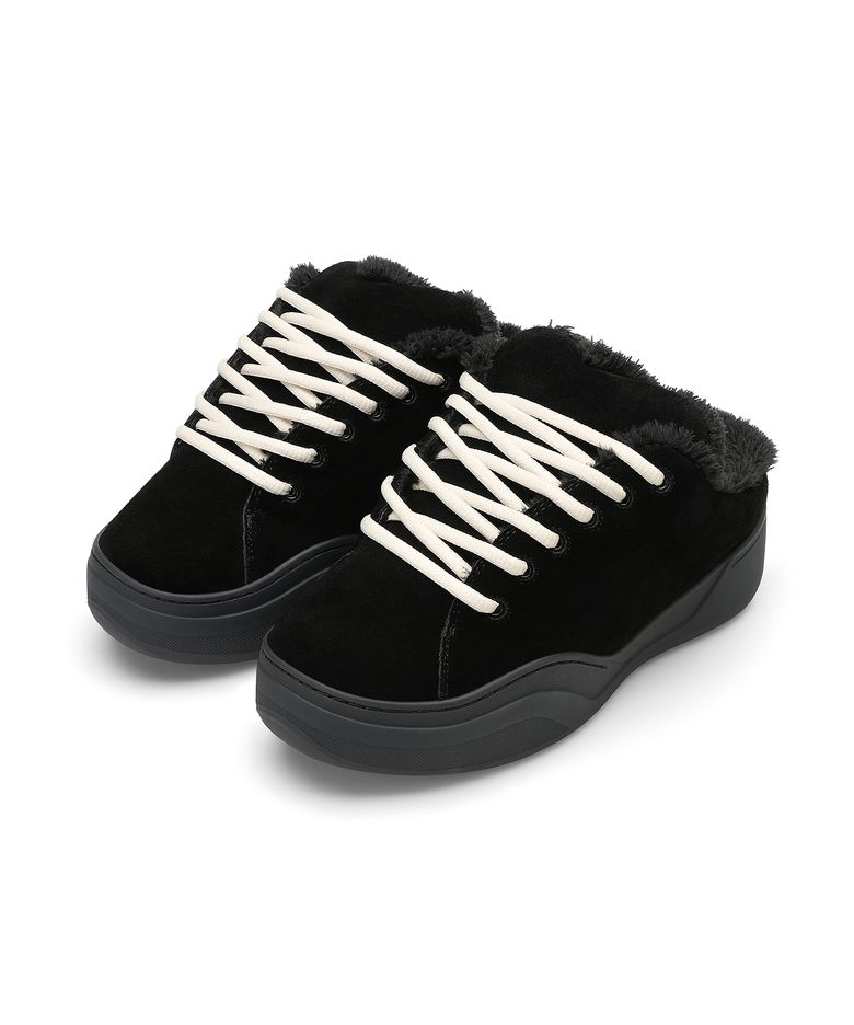 Rumble Fur mule BLACK