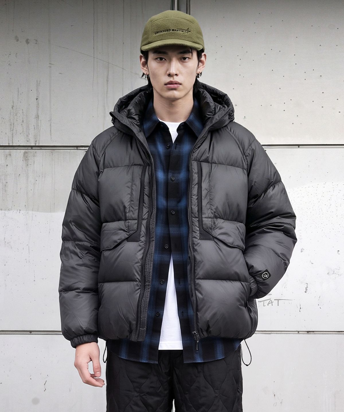 록히드마틴(LOCKHEED MARTIN) LM BIG PATCH POCKET RAGLAN DOWN JP(L45UJD051GRY)