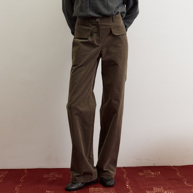 ROVIN CORDUROY PANTS KHAKI