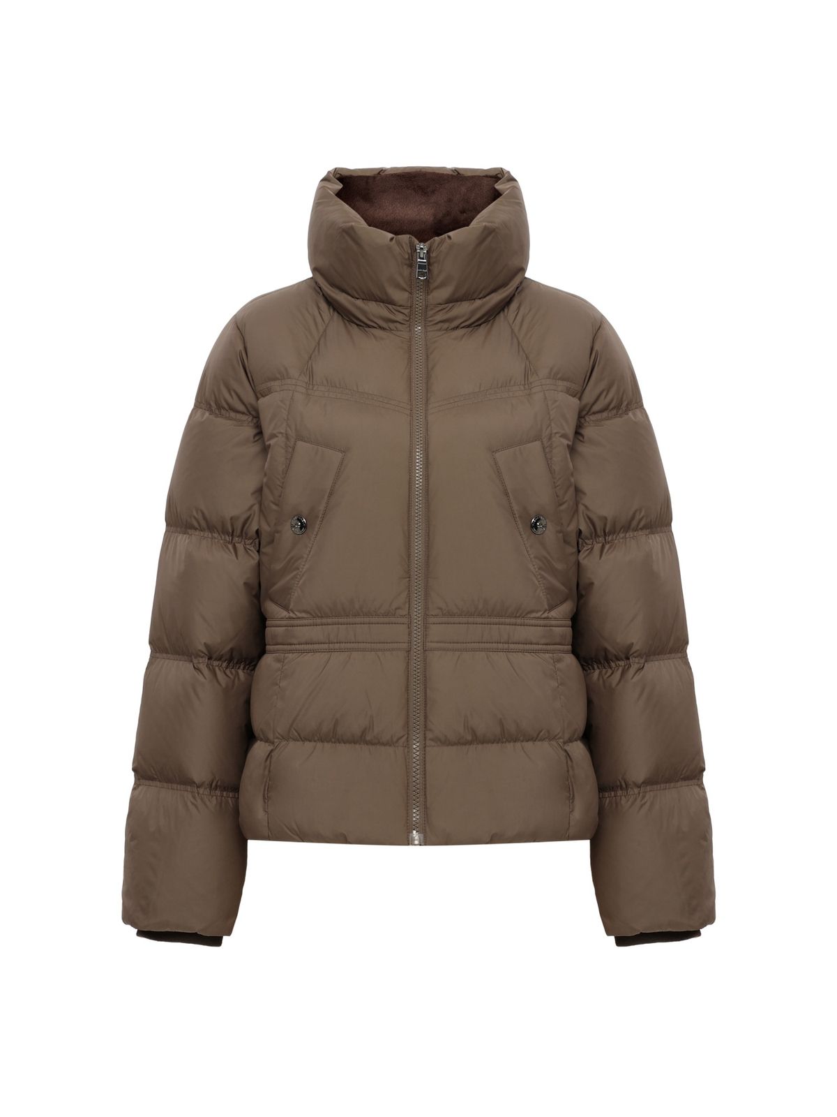 와이드앵글(WIDEANGLE) CO 팝핑 푸퍼 다운 L_Light Brown_WWW26572E6