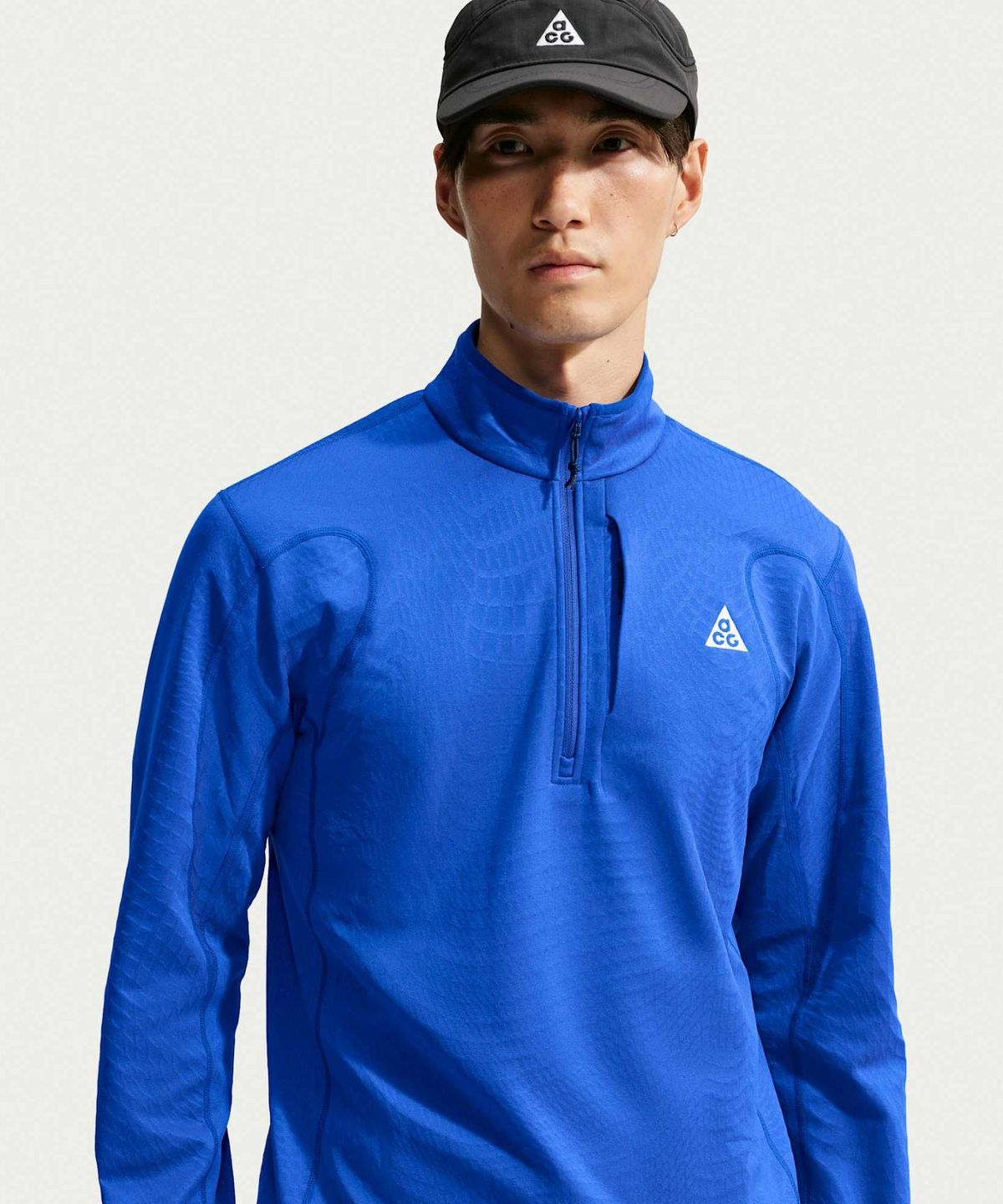 나이키(NIKE) ACG 울프 그리드 써마 핏 하프집 하이킹 탑 M - 하이퍼 로얄:올드 로얄:서밋 화이트 / IM4234-405