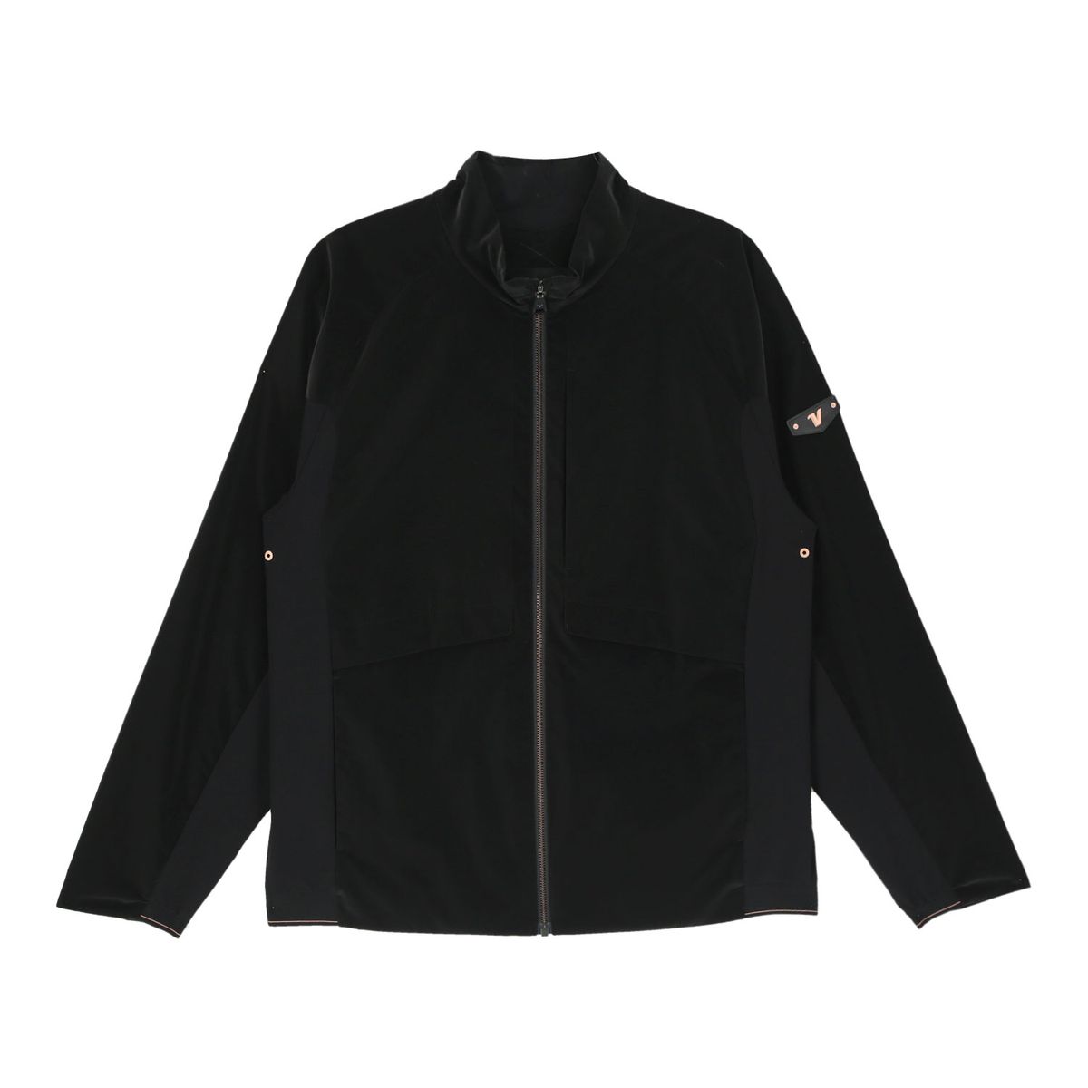 볼빅 골프웨어(VOLVIK GOLFWEAR) 남성 LAB 남성 메탈릭 스윙점퍼 VMWBP910_BK