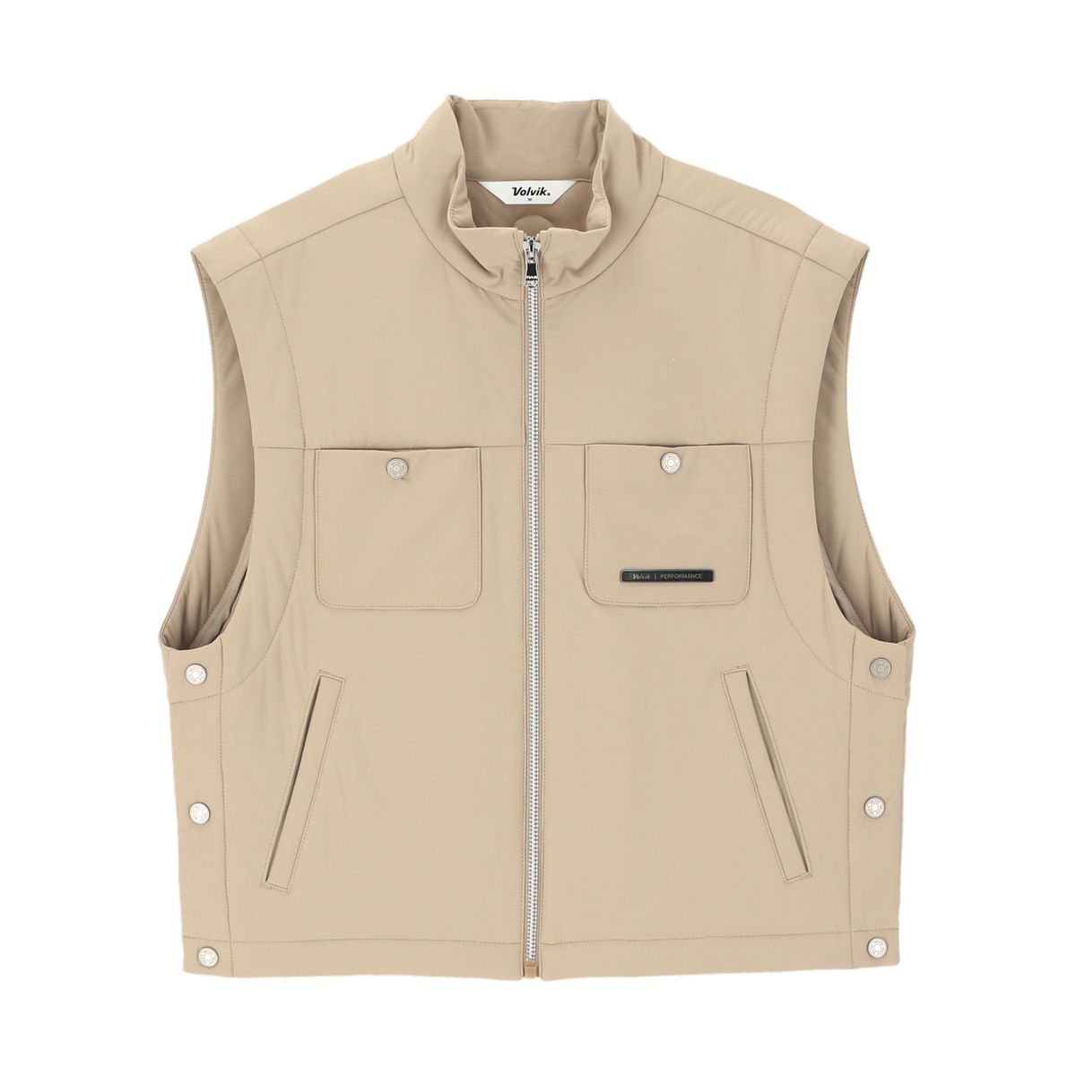 볼빅 골프웨어(VOLVIK GOLFWEAR) 여성 모크넥 패딩 베스트( HP 셋업) VLVTP902_BE