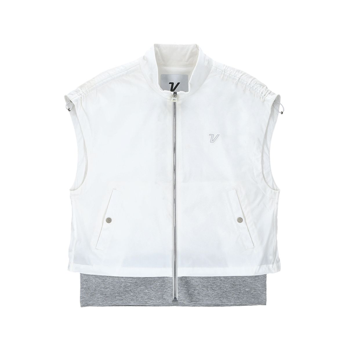볼빅 골프웨어(VOLVIK GOLFWEAR) 여성 탑밸류 여성 모크넥 안감베스트 VLVTP891_OW