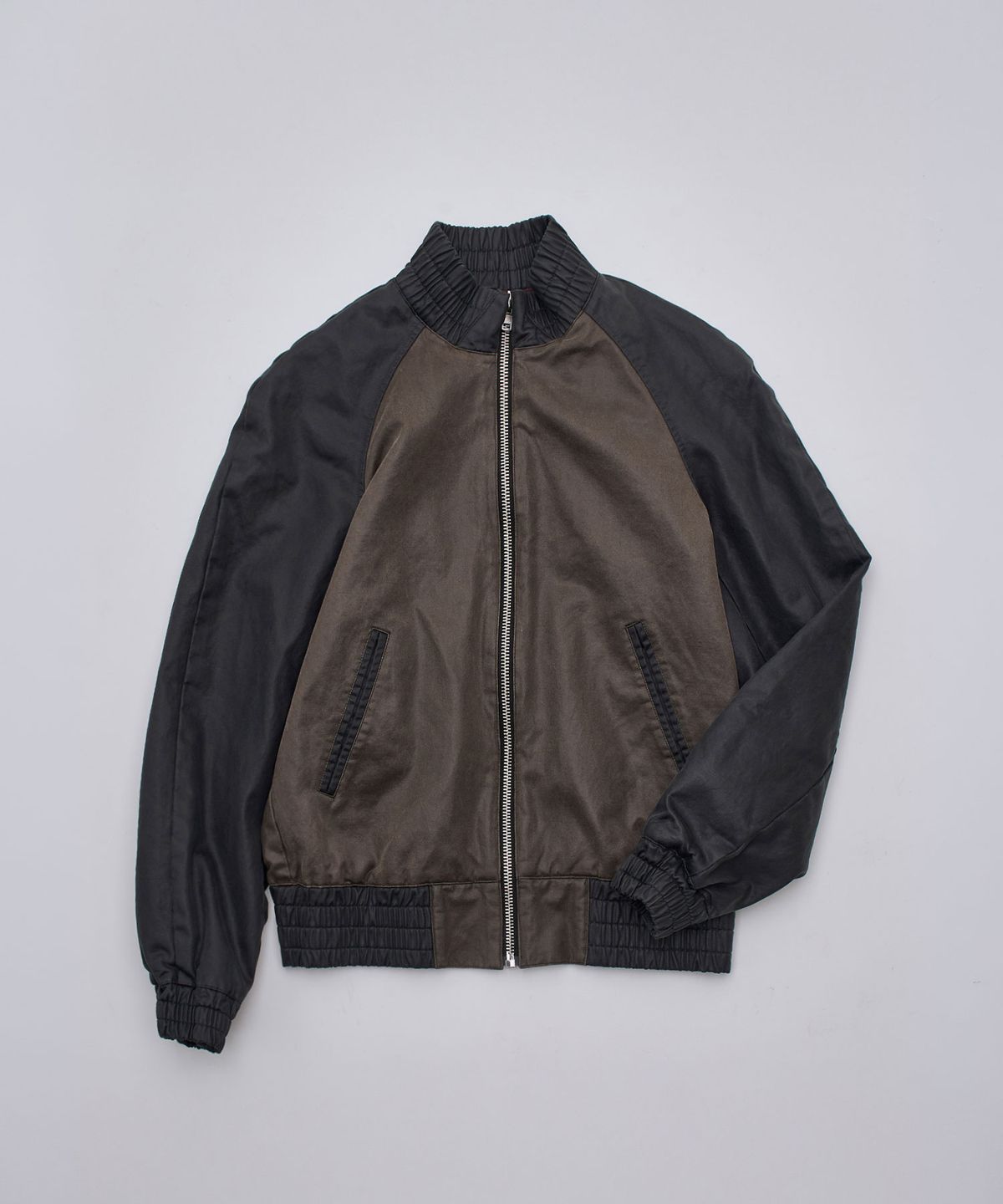 서피스에디션(SURFACE EDITION) CONTRAST ZIP UP JACKET BROWN