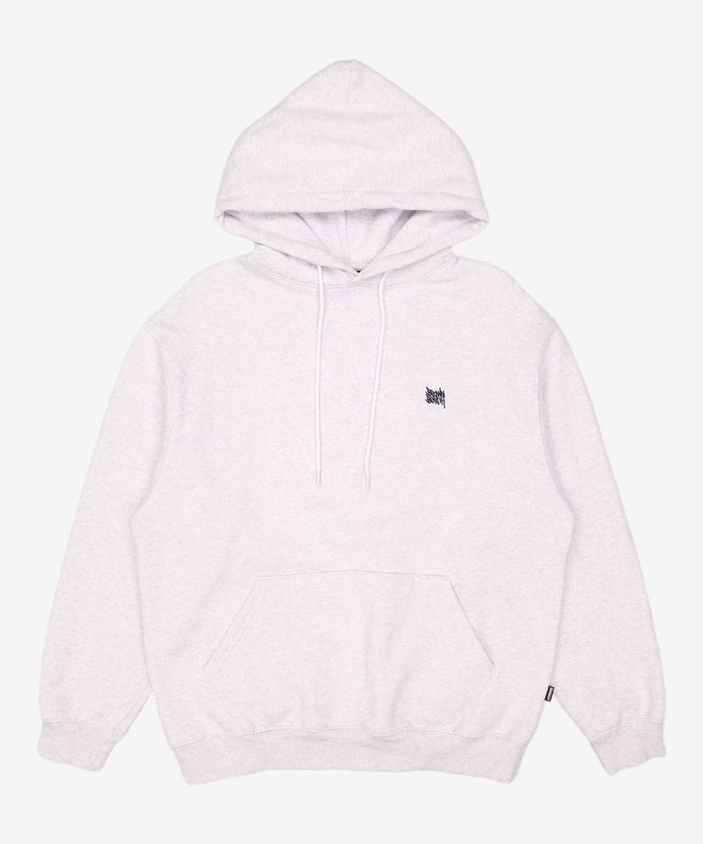 PAISLEY TAG HOODIE - ASH L