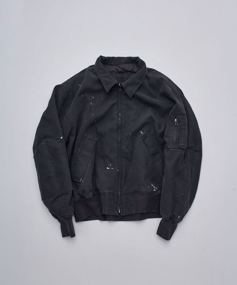PAINTED TANKER JACKET GRAY
