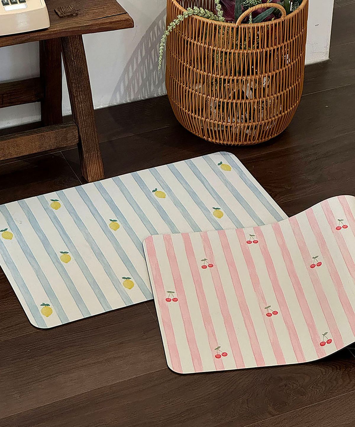 포시즌데코(4SEASONDECO) 피크닉 과일 규조토 발매트
