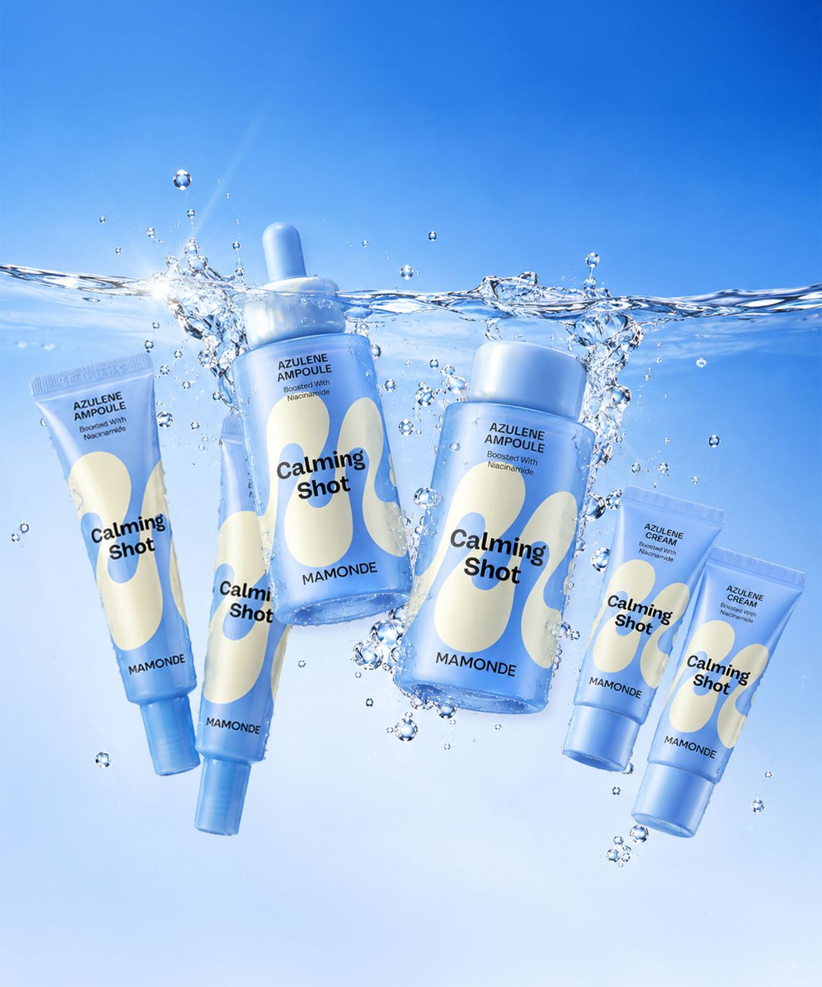마몽드(MAMONDE) [단독구성] 카밍샷 아줄렌 흔적수분앰플 더블기획 50ml+50ml