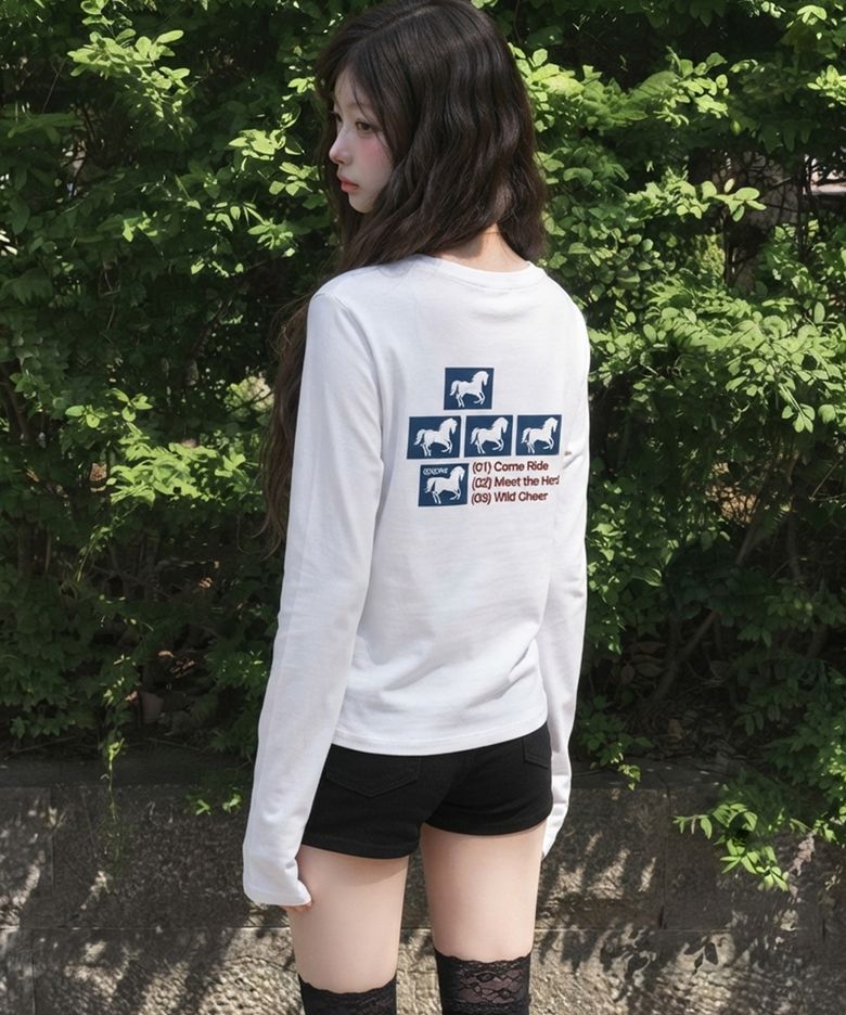 Whisk 우먼 롱 슬리브 티셔츠