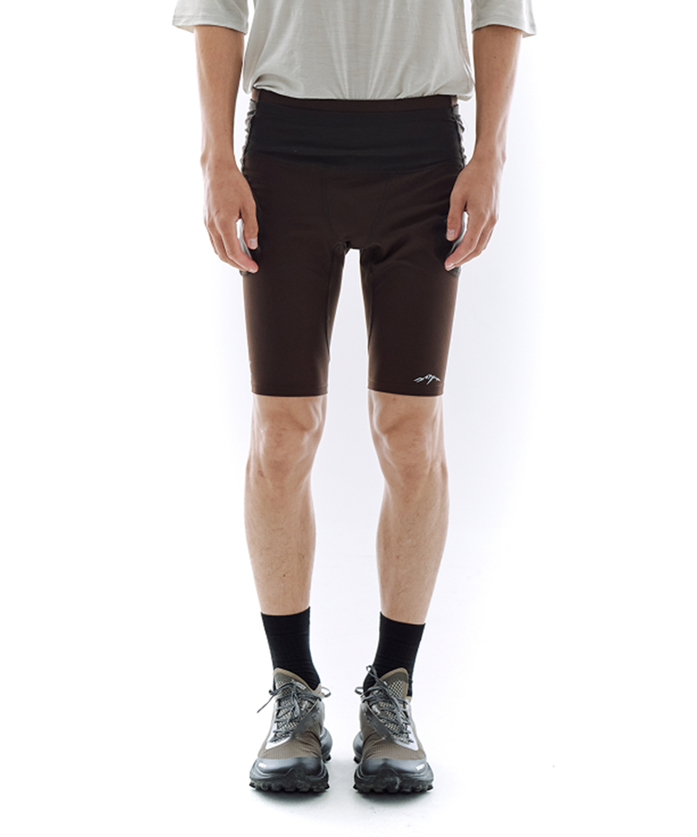 Utility Pocket Tights (Brown)