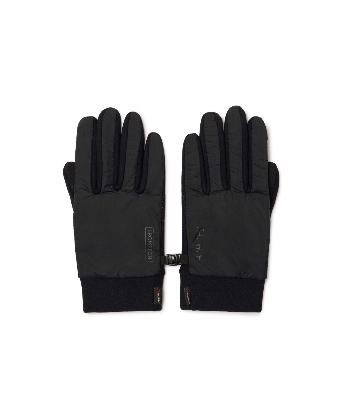 브롬톤 런던(BROMPTON LONDON) BAISC POLARTEC GLOVES - BLACK (P264AGL120)