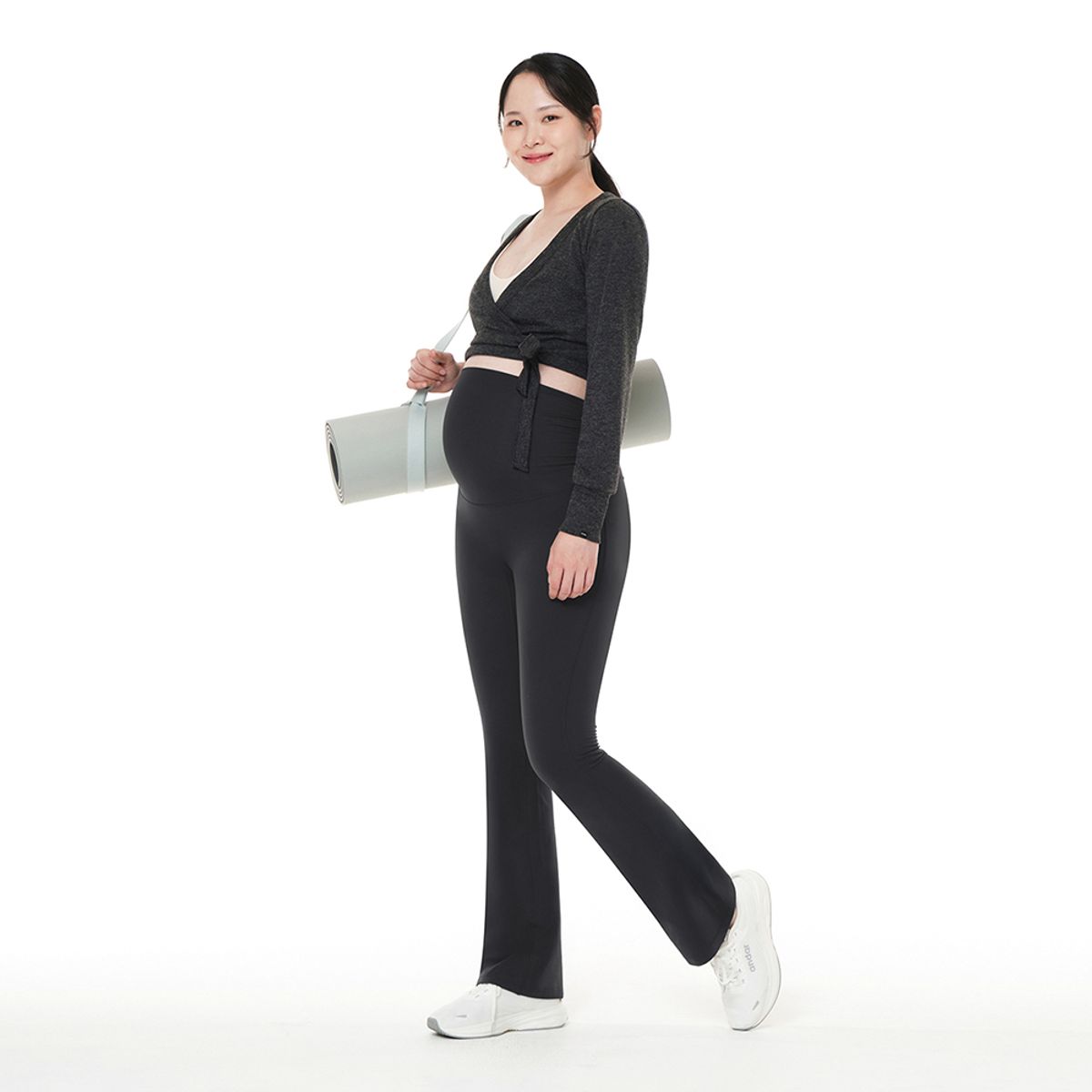 안다르(ANDAR) 릴레어 기모 임부 부츠컷 레깅스