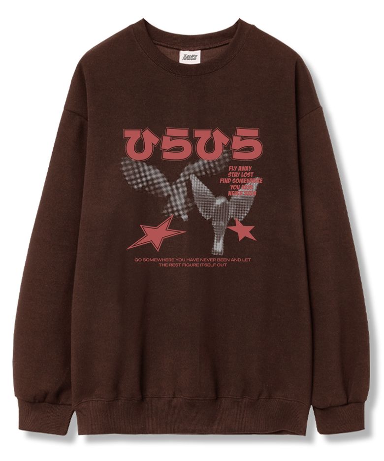 네버빈 오버핏 쭈리 맨투맨 티셔츠 6컬러