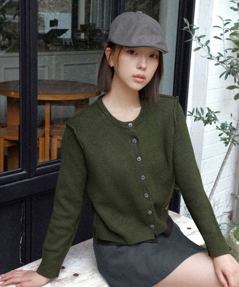 히든 휴 레이어드 가디건 3colors