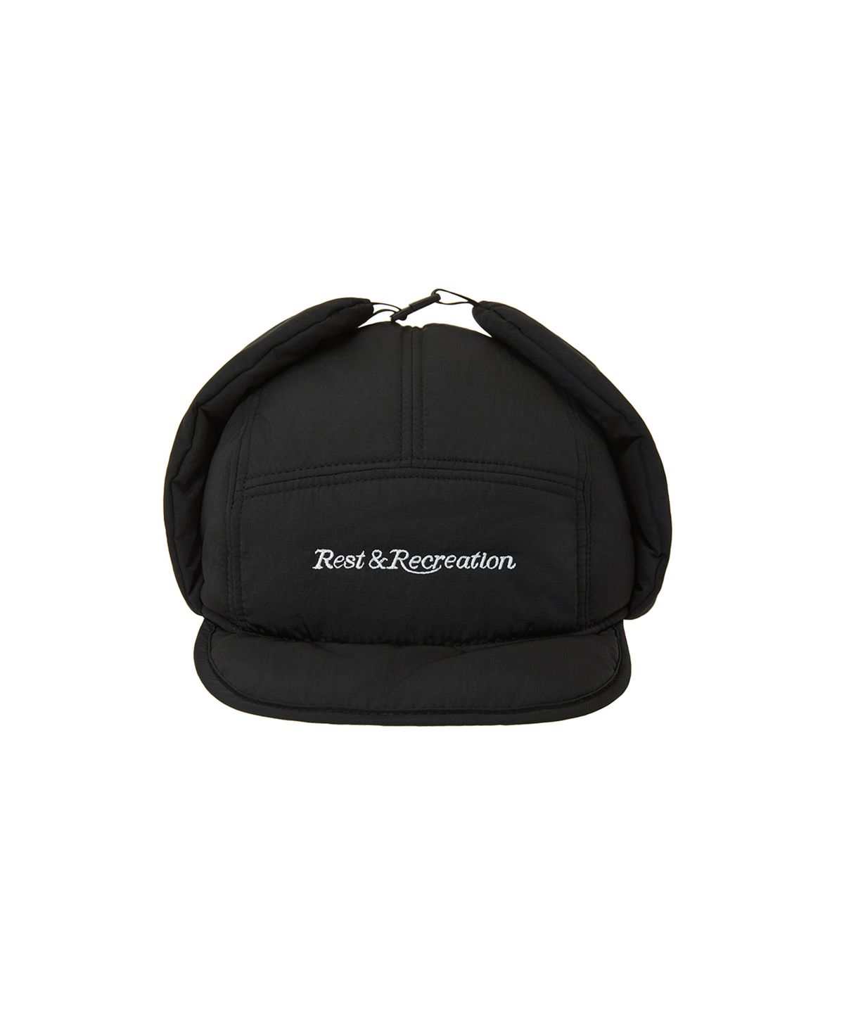 레스트앤레크레이션(REST&RECREATION) PADDING TRAPPER HAT - BLACK