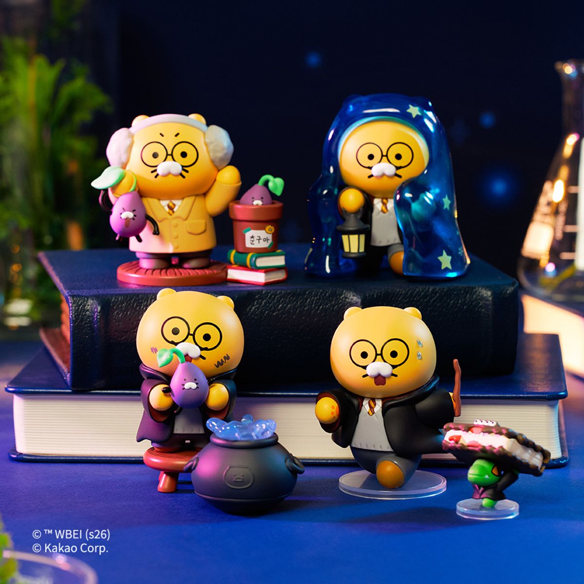 카카오프렌즈(KAKAO FRIENDS) 해리 포터X카카오프렌즈 마법학교 랜덤 씬 피규어_춘식이