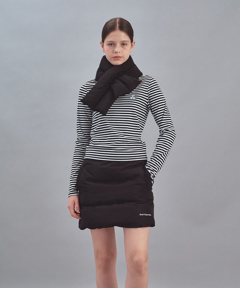 REVERSIBLE DOWN MUFFLER - BLACK